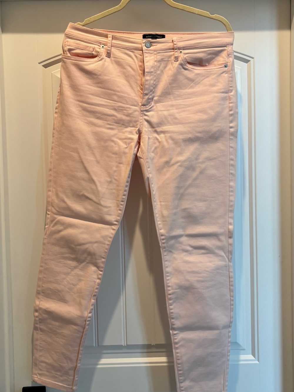 Banana Republic Pale Pink Skinny Jeans